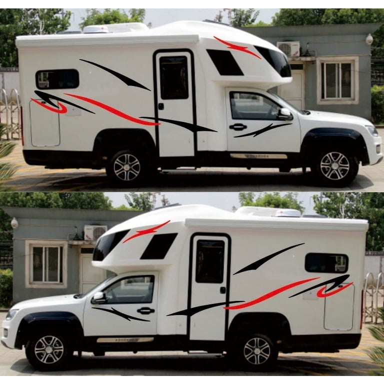 Vinyl Rv Graphics 2 Rv Trailer Camper Graphics Decals Stripes -mgb182 For Sale MGB182 RV ...