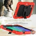 thumbnail image 3 of FJLBDE Case for iPad Mini 7 A17 Pro 2024/Mini 6 2021 8.3 Inch 7th/6th Gen, Rugged Shockproof Tablet Cases Cover with Kickstand Shoulder Strap, Red, 3 of 7