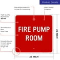 thumbnail image 3 of Fire Pump Room Sign,, 3 of 8