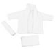thumbnail image 3 of Newborn Bathrobe Pure Cotton Thickened Baby Photo Bathing Suits Photo Garment (White Suitable for 0-1 Month Baby), 3 of 4