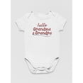 thumbnail image 3 of Hello Grandparents, Quote Bodysuit Infant -Smartprints Designs,  6 Months, 3 of 4