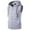 Gray#34, variant on Handshe Men's Fashion Solid - Color Drawstring Hooded Sleeveless Casual Tank Top