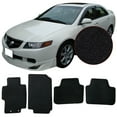 thumbnail image 6 of fits 04-08 acura tsx black nylon front rear floor mats carpets 4pc, 6 of 6