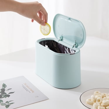 DLOnline Plastic Mini Trash Can With Trash Bags 180 Pieces