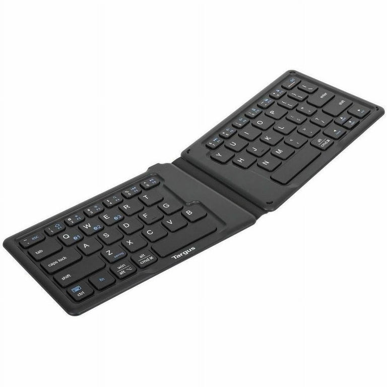 TARGUS Ergonomic Foldable Bluetooth Antimicrobial Keyboard, Black