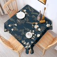 thumbnail image 6 of 52x52 Inch Waterproof Square Tablecloth, Thickened Polyester Table Cover for Dining & Parties, Floral Print, 6 of 6