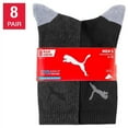 thumbnail image 1 of Puma Men's Crew Sock, 8 pair Black, 1 of 2