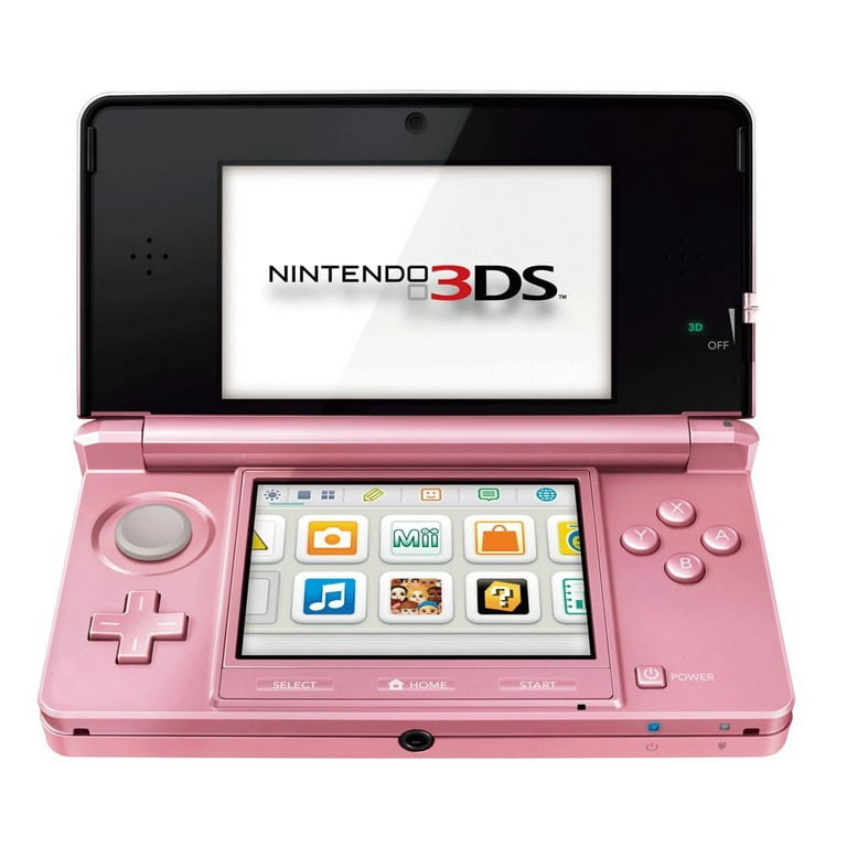 New Nintendo 3DS System, Pearl Pink Gaming Console - Walmart.com
