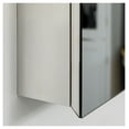 thumbnail image 7 of kleankin Bathroom Mirror with Storage Shelves, Bathroom Wall Cabinet Silver + Stainless Steel, 7 of 7