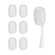 thumbnail image 1 of Uxcell 6 Pcs Cubiertas de Cepillo de Dientes de Silicona, Tapa de Reemplazo para Cabeza de Cepillo de Dientes Manual Eléctrico para Hogar Viaje Gimnasio, Blanco, 1 of 7