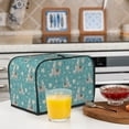 thumbnail image 6 of Picia Teal Mama Llama Print 2 Slice Toaster Cover , Toaster Protector Dustproof Kitchen Appliance Cover, Kitchen Appliance Dustproof Protector, 6 of 7