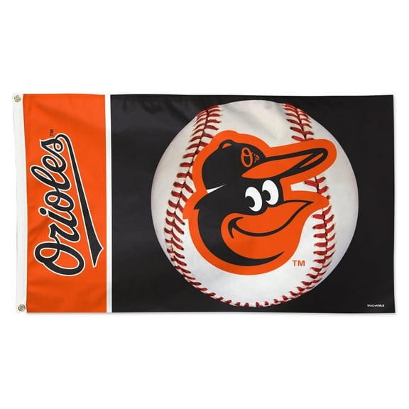 WinCraft Baltimore Orioles 3' x 5' Baseball Deluxe Single-Sided Flag