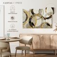 thumbnail image 5 of Elephant Stock Overlaps Wall Art - Horizontal Canvas Wall Art - Living Room Wall Decor - Abstract Canvas - Brown And Gold Decor By Tom Reeves - 36" x 24", 5 of 8