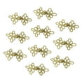 thumbnail image 3 of HILABEE 10Pcs Chinese Knots Frog Buttons Sewing Fasteners for Cheongsam Outfit Coats Gold, 3 of 9