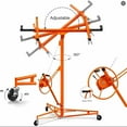 thumbnail image 3 of Garvee 16-Ft Drywall Lift, 150 lb Panel Hoist, 360° Rotate/60° Tilt, Telescopic Arm, 3 Locking Casters,Orange, 3 of 7