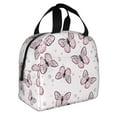 thumbnail image 2 of Honeii Butterflies (2) Print Lunch Bag Women, Lunch Box Lunch Bag for Women Adult Men, Small Leakproof Cute Lunch Tote Large Capacity Reusable, 2 of 8