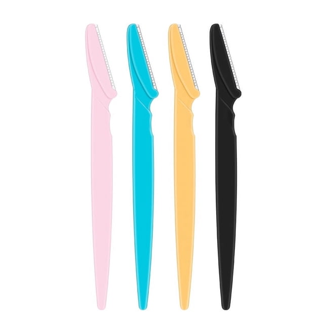 4 Pcs Foldable Eyebrow Razor and Face Razors for Women, Eyebrow Shapers Razors Shavers
