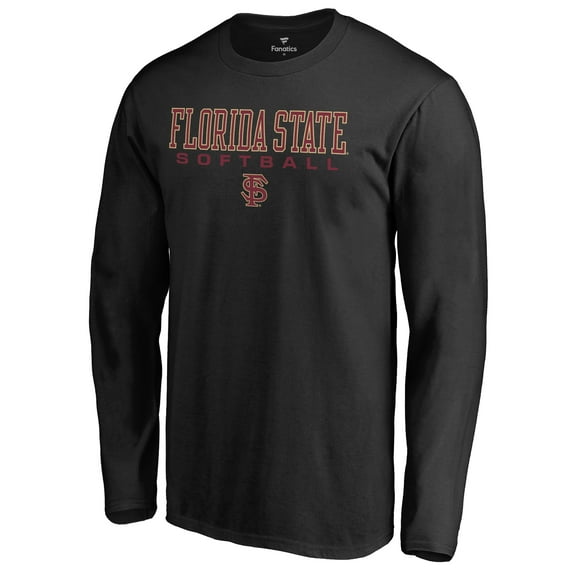 Men's Black Florida State Seminoles Team Unity Softball Long Sleeve T-Shirt
