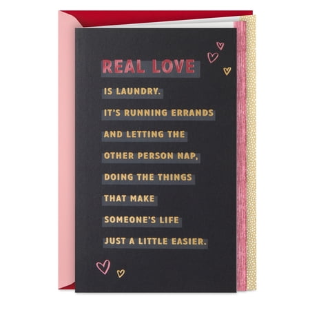 Hallmark Romantic Valentine's Day Card (Real Love)