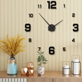 thumbnail image 4 of Reloj de pared grande, reloj de pared adhesivo DIY, relojes de pared, decoración del hogar, sala de estar especial, decoración del hogar, oficina, tienda, decoración de arte, una botella, 4 of 9