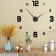 thumbnail image 4 of Fiudx Reloj de Pared Grande con Espejo Acrílico, Juego de Pegatinas Diy, Decoración Moderna para El Hogar, Movimiento de Cuarzo Silencioso, Fácil Instalación, Ideal para Sala de Estar, Oficina, Tiend, 4 of 7