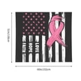thumbnail image 3 of Pofeuu Ribbon Breast Cancer Awareness Print Wall Tapestry Decoration Wall Hanging Tapestry 60 x 51 Inch, 3 of 6