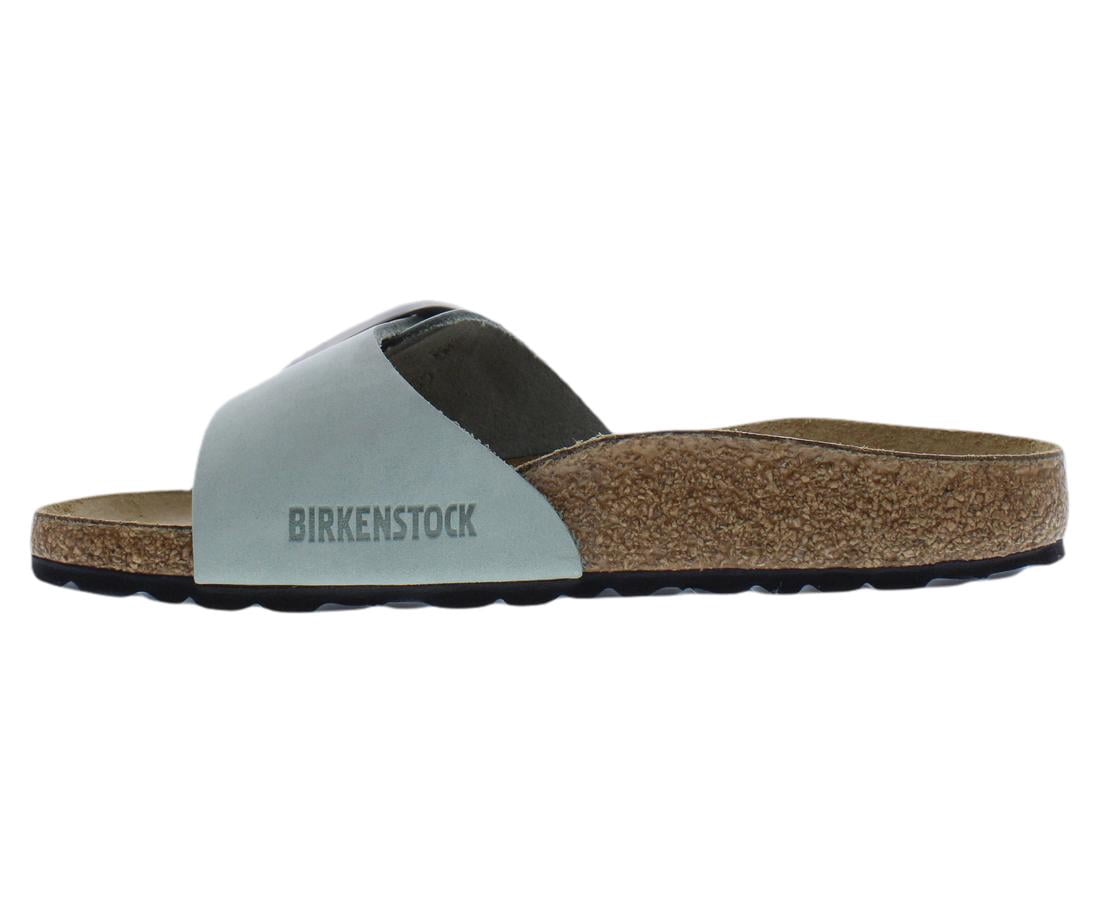 Birkenstock Madrid Big Buckle Narrow Unisex Shoes Size 7, Color: Pure Sage