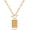 A Gold Cross Necklace, variant on Final Polished Plating Cross Necklace for Women, Non-Tarnish Christian Faith Jewelry with Toggle Clasp, Ideal for Communion, Birthday