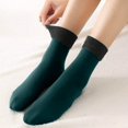thumbnail image 2 of Daznico Women Lined Thermal Mid Calf Crew Socks Soft Cozy Non Warm Stretch Windproof for Winter Indoor Floor Daily Casual Home Wear, 2 of 4