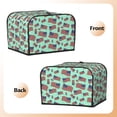 thumbnail image 3 of Lsque Usa Flag Print 4 Slice Toaster Cover , Kitchen Appliance Dustproof Protector , Toaster Protector Dustproof Kitchen Appliance Cover, 3 of 7