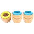 thumbnail image 2 of Juego de 3 caleidoscopios de madera ZHCH para niños color amarillo y azul, 2 of 2