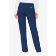 thumbnail image 3 of MED COUTURE Women Yoga 2 Cargo Pocket Pant, Color: Navy, Size: L (8744P-NAVY-L), 3 of 5