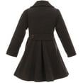 thumbnail image 2 of Big Girls Girls Dress Coat Long Sleeve Button Pocket Long Winter Coat Outerwear Charcoal 14 (2J0K4S9), 2 of 2