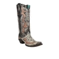 thumbnail image 2 of Corral Boots Womens Embroidered Studded Snip Toe Cowboy  Mid Calf Boots, 2 of 5