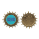 thumbnail image 1 of Pin de gancho de metal vintage con forma de sol Xiahou Unbranded M 4.5 cm, 1 of 3