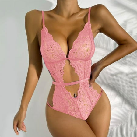 

Fatuov Womens Lingerie Sets Sexy Women Lingerie Lace Open Crotch Hollow Out Temptation Babydoll Underwear Sleepwear Jumpsuit Bodysuits Pajamas On Sale