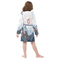 thumbnail image 7 of FORMRS Kids Bathrobe Unisex Hooded Robe Toddler Pajamas Sleepwear, Size 2-3T, Art Mountain and Sun Pattern, 7 of 7