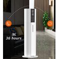 thumbnail image 3 of Crane Ultrasonic Cool Mist Humidifier Blue/White Droplet, 3 of 6