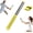 Yellow, variant on Upgraded Adjustable Intensity Badminton Swing Trainer,11.8" with Magnetic Resistance Stainless Steel Non-Slip Handlefor Beginners to Advanced
