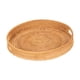 thumbnail image 5 of Bandeja de ratán para servir, estilo bohemio, plana, organizadora de baño, bandeja decorativa para mesa de café. 25cm, 5 of 9