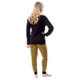 thumbnail image 5 of Women's Thread Long-Sleeve Hooded Thick Plush Cotton Jacket Retro Flower Printing Large Size Hooded Jacket Top, 5 of 7