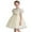 Beige, variant on XEGLSBU Flower Girl Dress Toddler Dress for Girls Tutu Gown with Sleeves for Birthday Party Pageant Performance And Navy Size 7-8 Years