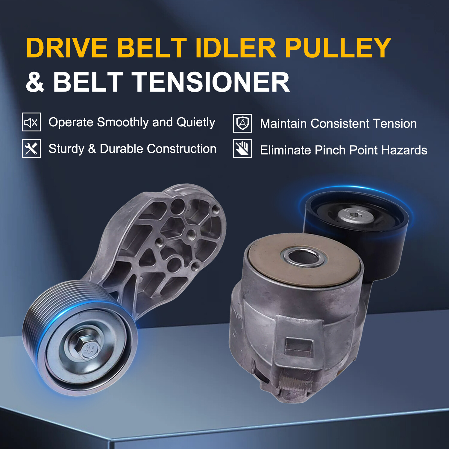 Belt Tensioner & Idler Pulley 21714847 20582558 for 2011 Up Volvo D13 Mack MP8