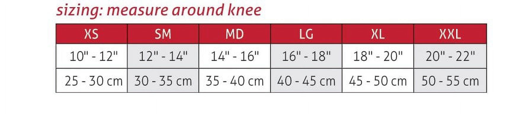 (2 pack) Mueller Hg80 Knee Support, Black, Extra Small