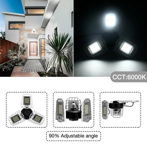 VEVOR Plafonnier LED avec Télécommande 5000 lm 50 W Panneau LED