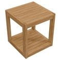 thumbnail image 4 of Modway Carlsbad Table d'Appoint de Patio Extérieur en Bois de Teck, Naturel, 4 of 8