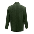 thumbnail image 5 of Men's Shawl Collar Cable Knit Cardigan Button Front Long Sleeve Sweater Jacket, 5 of 6