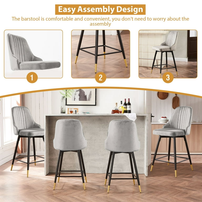 Beedle swivel sale 26 counter stool