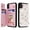 Flower Vine, variant on TECH CIRCLE For iPhone 12 Pro/12 6.1" Wallet Case with Card Holder,PU Leather Kickstand Flower Case Magnetic Clasp Kickstand Shockproof Protective Cover for Apple iPhone 12 Pro / 12 6.1",Flower Vine