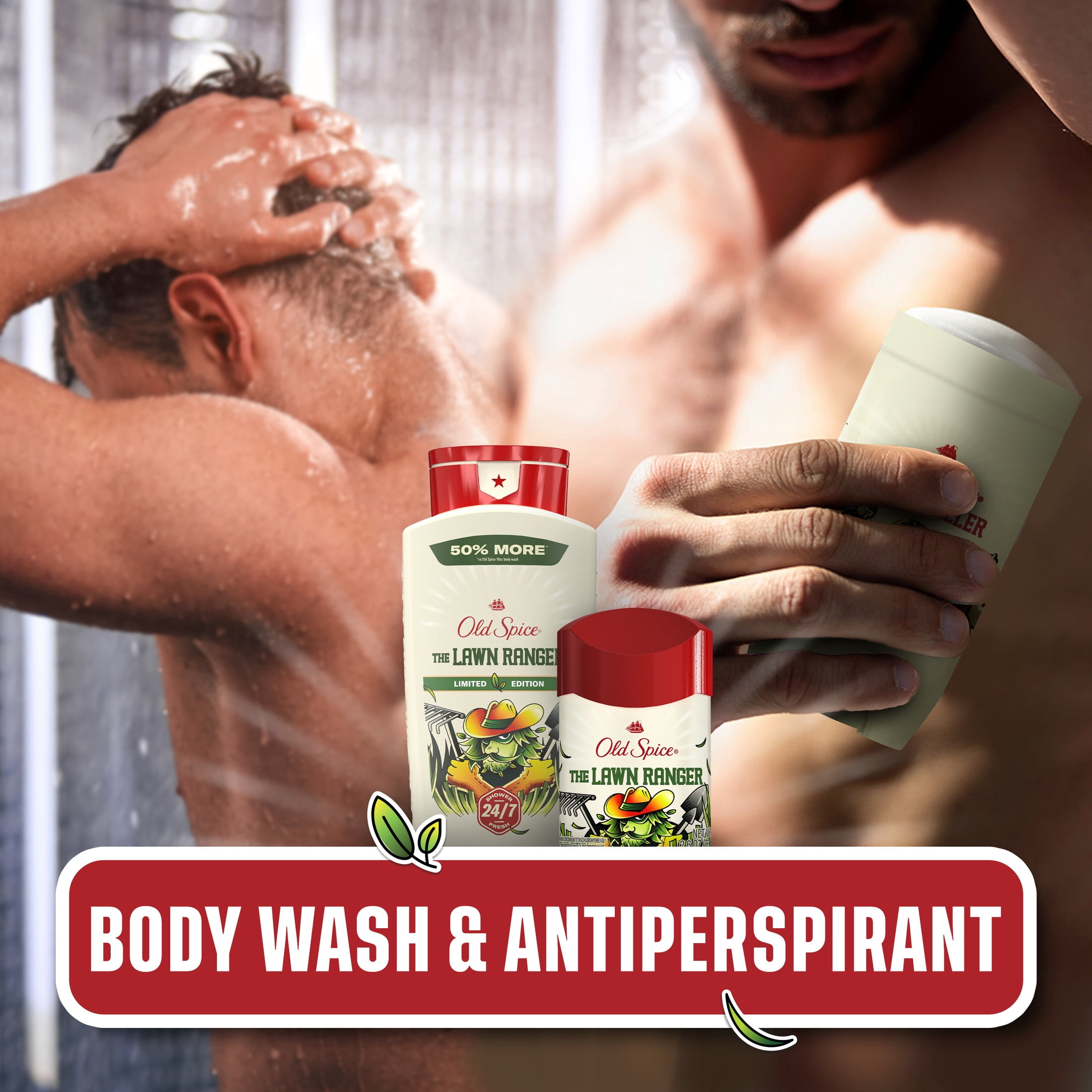Old Spice Men's Antiperspirant, Lawn Ranger, 2.6oz